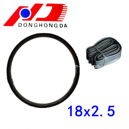 Hot Selling Butyl Rubber 18*2.5 Bicycle Inner Tube
