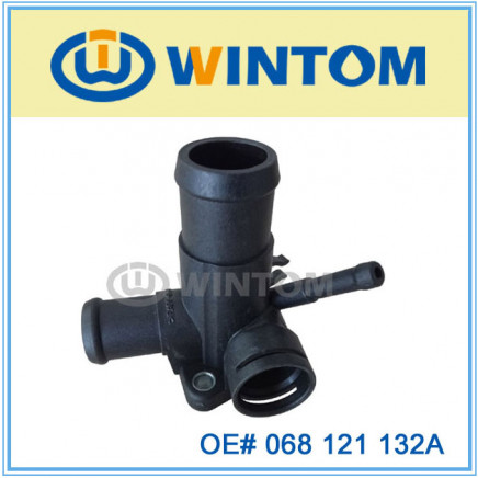Hot Selling Coolant Water Flange, Plastic Thermostat for VW (068 121 132A)