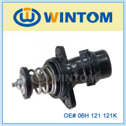 Hot Selling Coolant Water Flange, Plastic Thermostat for Vw (06H 121 121K)