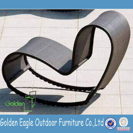 Hotel Comfortable Rattan Pool Sunbed