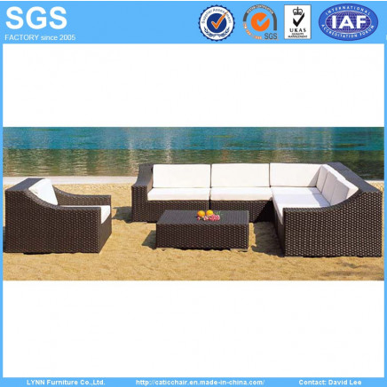 Hotel Outdoor Furniture Rattan Sofa Set Ln-002