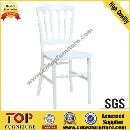 Hotel Removable Cushion PMMA Banquet Napoleon Chair