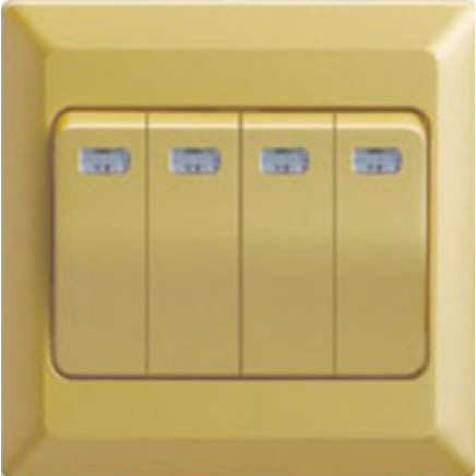 Hotel Wall Switch, Wall Switches 4gang2way