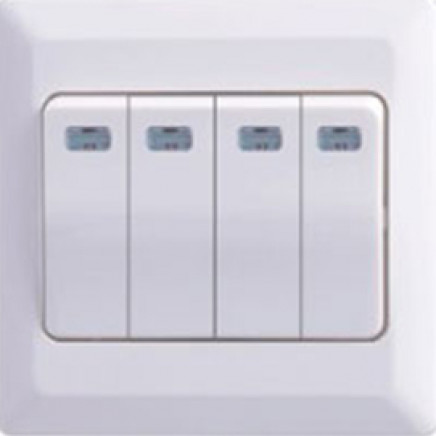 House Wall Switches, Wall Switch 4gang1way
