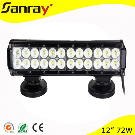 IP 67 12" 72W Offroad Double Raw CREE LED Light Bar