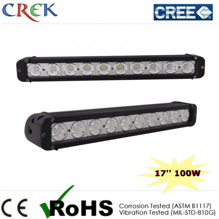 IP68 17 Inch 100W Spot Beam LED Work Light Bar 8000lm (CK-BC11010)