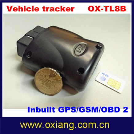Inbuilt GPS GSM OBD2 Wireless Car Tracker Ox-Tl8b