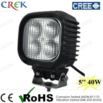 Industrial LED Work Light 5'' 40W, Truck Mounted Work Lights (CK-WC0410B)