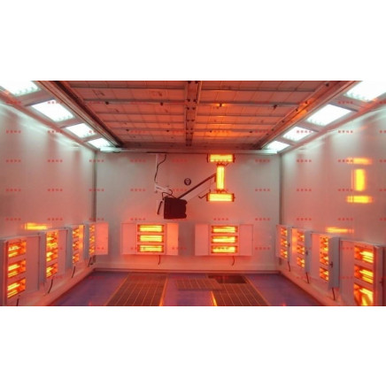 Infrared Heating Long Bus Drying Chamber, Spray Booth