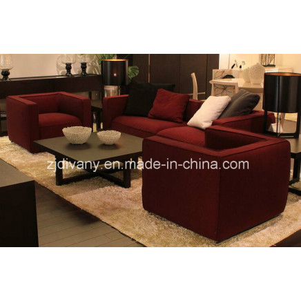 Italian Modern Fabric Leather Single Sofa (D-62A)