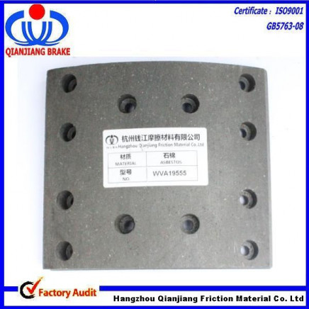 Iveco Brake Lining Manufacturer (19553, 19554, 19555)