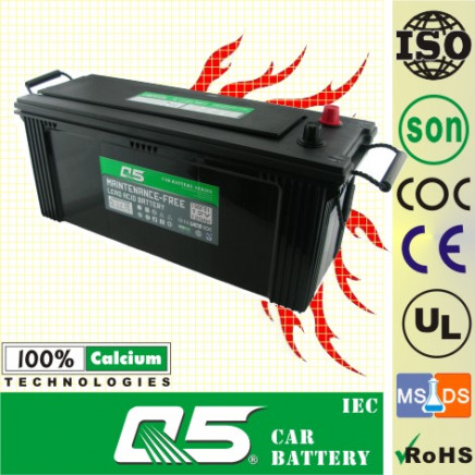 JIS-135F51 12V120AH, Maintenance Free Car Battery