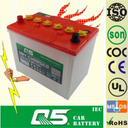 JIS-N50 12V50AH, Long Life Dry Charged Car Battery