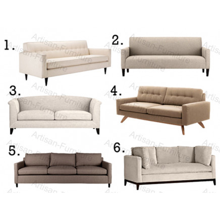 Japanese Fabric Neutral Sofas (JP-sf-263)