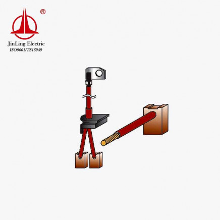 Jasx 40-41 12V Auto Starter Motor Carbon Brush