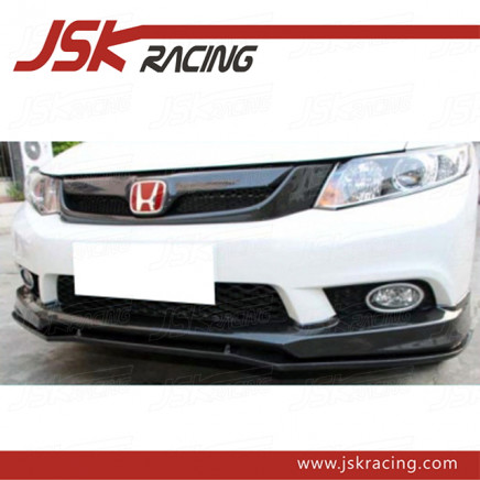 Jsk-2 Style Carbon Fiber Front Lip for 2011-2012 Honda Civic 4D (JSK122013)