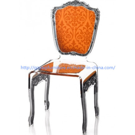 Kc014 Acrylic Upscale Silk Screen Wedding Chair