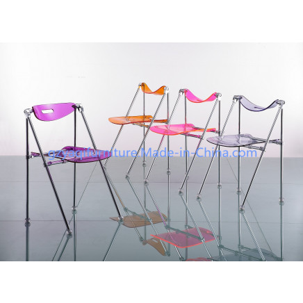 Kc099 Colored Folding Acrylic Chair