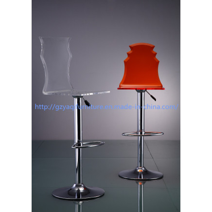 Kd936 Elegant Colorful Acrylic Swivel Bar Chair