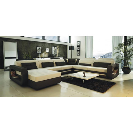 Korean Feather Leather Sofa (a. L. 158)