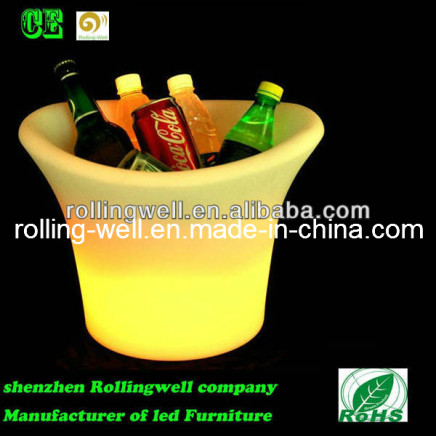 LED Fashionable Ice Bucket for Bar Furnitre/Party Furniture/Decoration/Rechargeable Furniture (RW-149)