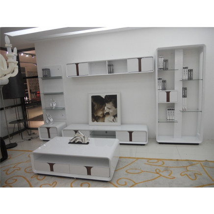 LED Hanging Cabinet with TV Stand Furniture