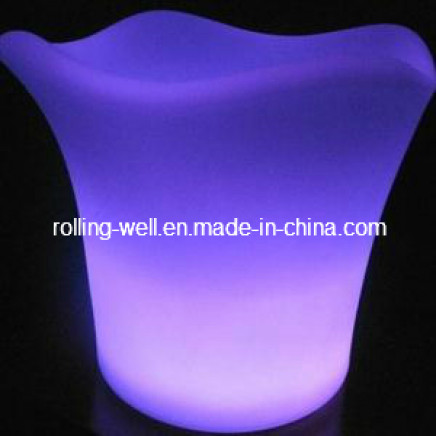 LED Plastic Ice Bucket for Bar (RW-2030)