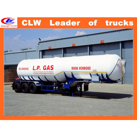 LPG Tank Semitrailer 45cbm-60cbm LPG Tanker Semitrailer Tri-Axles for Cooking Gas Transportation