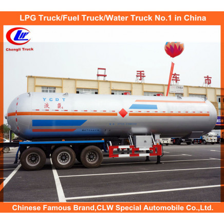 LPG Tank Trailer for LPG Cooking Gas Propane Delivery in 25ton 60 Cbm