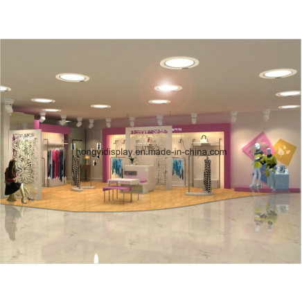 Lady Clothes Retail Store Display Furniture/Shop Display Cabinet