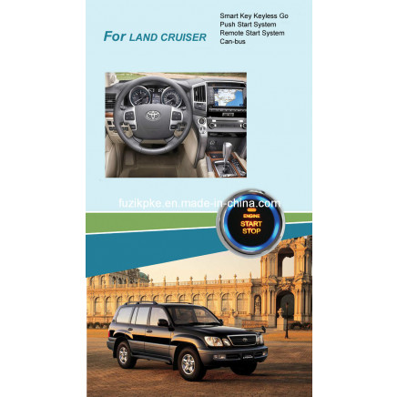 Land Cruiser Entry Keyless Go Smart Key Push Button Remote Start Can-Bus Alarm for Toyota