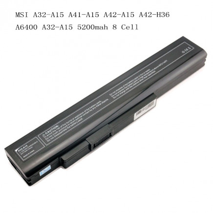 Laptop Battery for Msi A32-A15 A41-A15 A42-A15 A42-H36 A6400 A32-A15