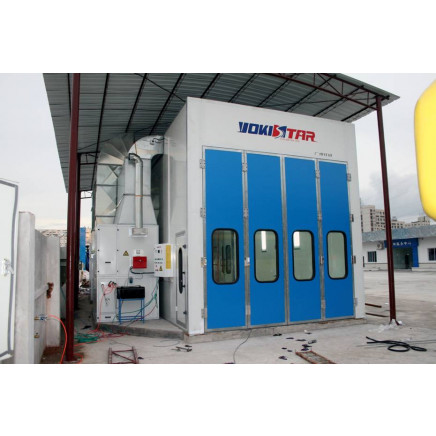 Large Bus Heated Paint Booth