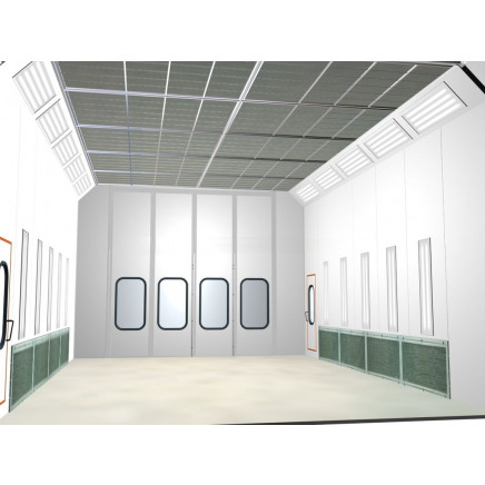 Large Infrared Heating Spray Booth, Industrial Equipment