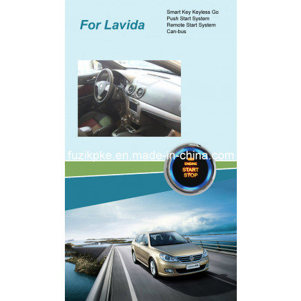 Lavida Entry Keyless Go Smart Key Push Button Remote Start Can-Bus Alarm for Volkswagen