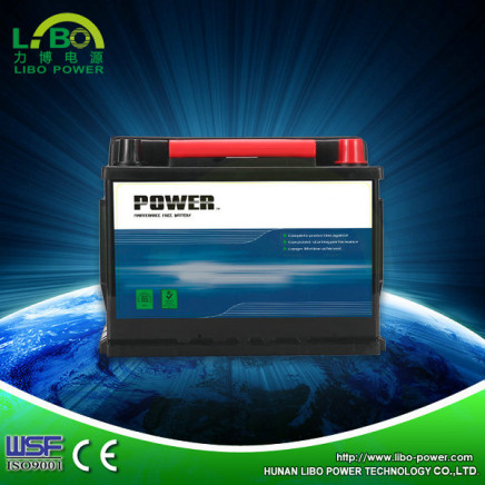 Lead Acid European Standard Mf Car Battery----Mf56638 DIN66mf