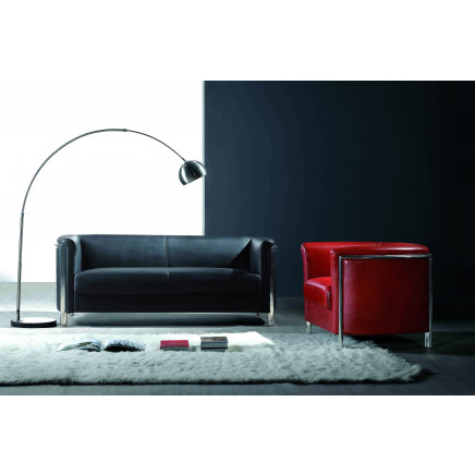 Leather Sofa (A607)