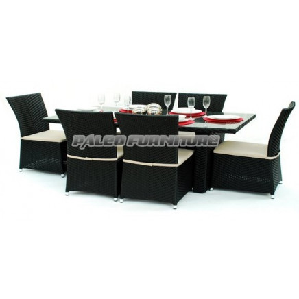 Leisure Furniture Garden Patio Wicker Outdoor Rattan Dining Set (PAD-056)