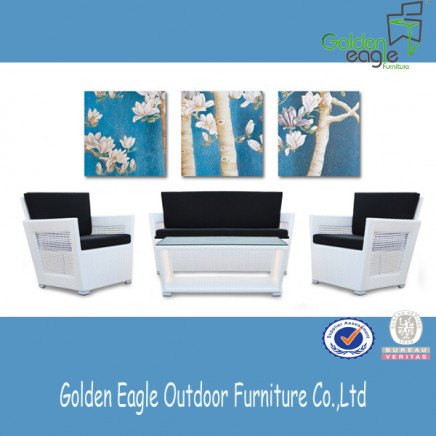 Leisure Garden PE Rattan Outdoor Furniture Sofa Set