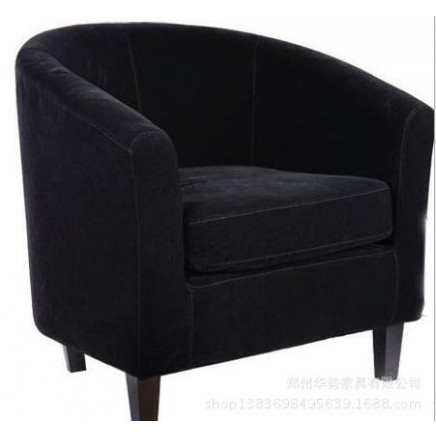 Leisure Single Sofa with Fabric Cover