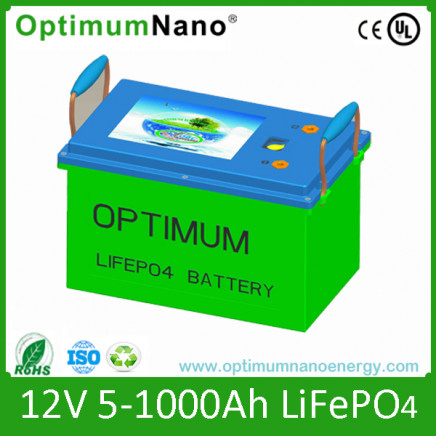 LiFePO4 12V 5-1000ah Solar Energy Battery