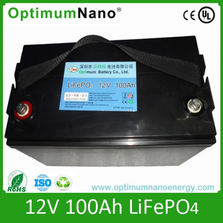 LiFePO4 Battery 12V 100ah with High Performance