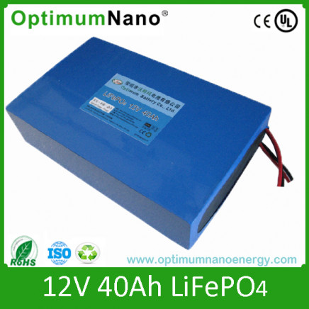 LiFePO4 Battery 12V 40Ah for UPS