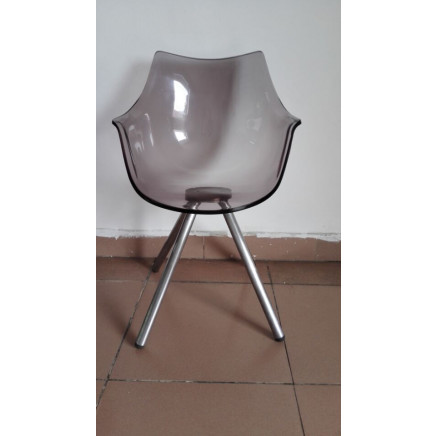 Light Gray Acrylic New Style Leisure Chair