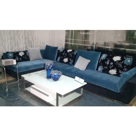 Living Room Furniture - Fabric Corner Leisure Sofa (C2080)