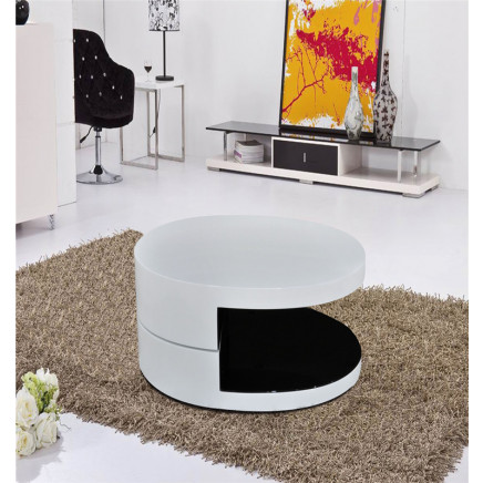 Living Room Furniture High Gloss MDF Coffee Table (CJ-M059)
