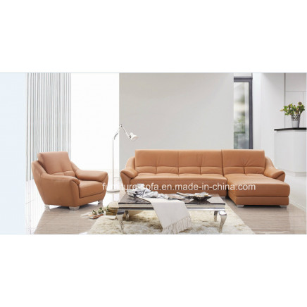 Living Room Furniture Leather Sofa Set with Couch (SO19)