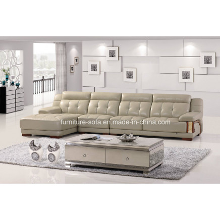 Living Room Furniture Low Back Top Leather Sofa (97)