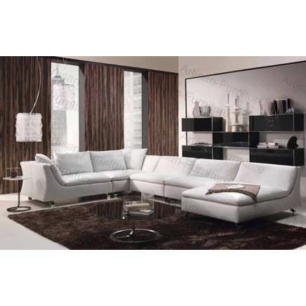 Living Room Furniture Modern Sofa Leather Sectional (JP-sf-199)