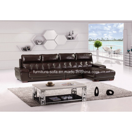 Living Room Furniture Top L Shape Sofa with High Back (B103)